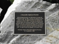 Inauguration plaque hommage