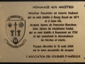 Plaque commémorative